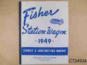 1949-52 Station Wagon Body Manual, 66 pages