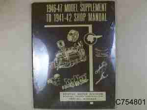 1946-48 Shop/Repair Manual Supplement