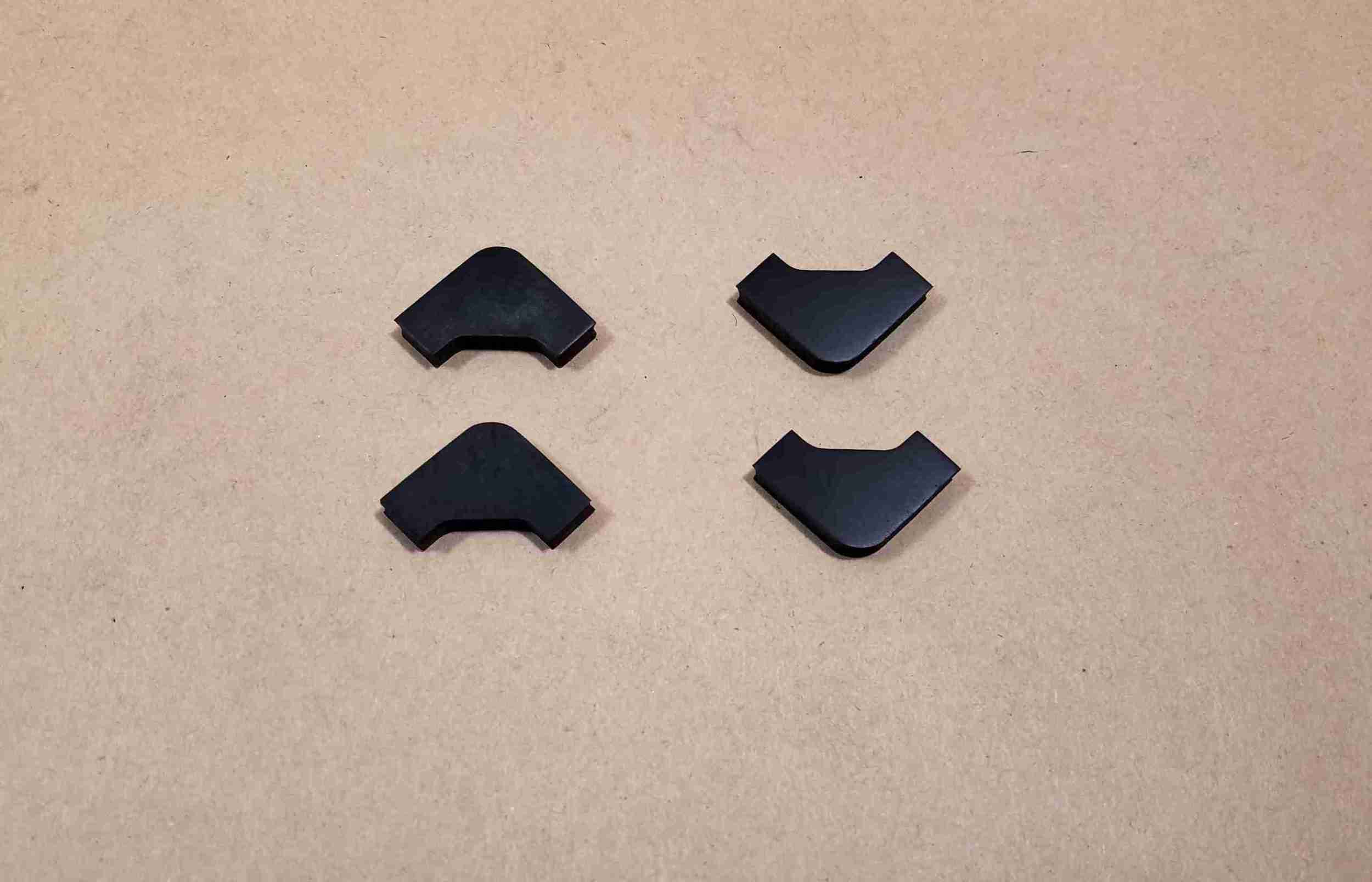 1955-57 Battery Hold Down Corner Pads, set of 4