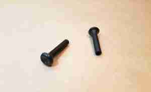 1968 Door Lock Knob Pulls, black, All 1968