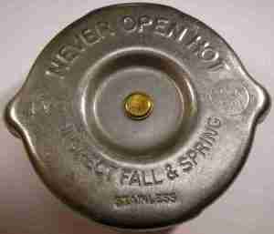 1951-56 Radiator Cap, 7# 1951-54 exc AC, 1955 All, 1956 exc AC, also 850549, 3852238, 6410458