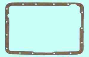 1956-59 Jetaway Automatic Transmission Oil Pan Gasket, 15 holes, 1956 Starchief, 1957-59 All