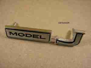 1969-72 Emblem, Trunk ''Model J'', 1969-72 Grand Prix