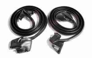 1969-72 Door Weatherstrip, molded, LeMans & GTO 2dr Hardtop & Conv, 1969-70 Grand Prix