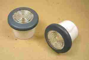 1969 TLMGTO & Firebird Front Valance Side Marker Lenses, pair