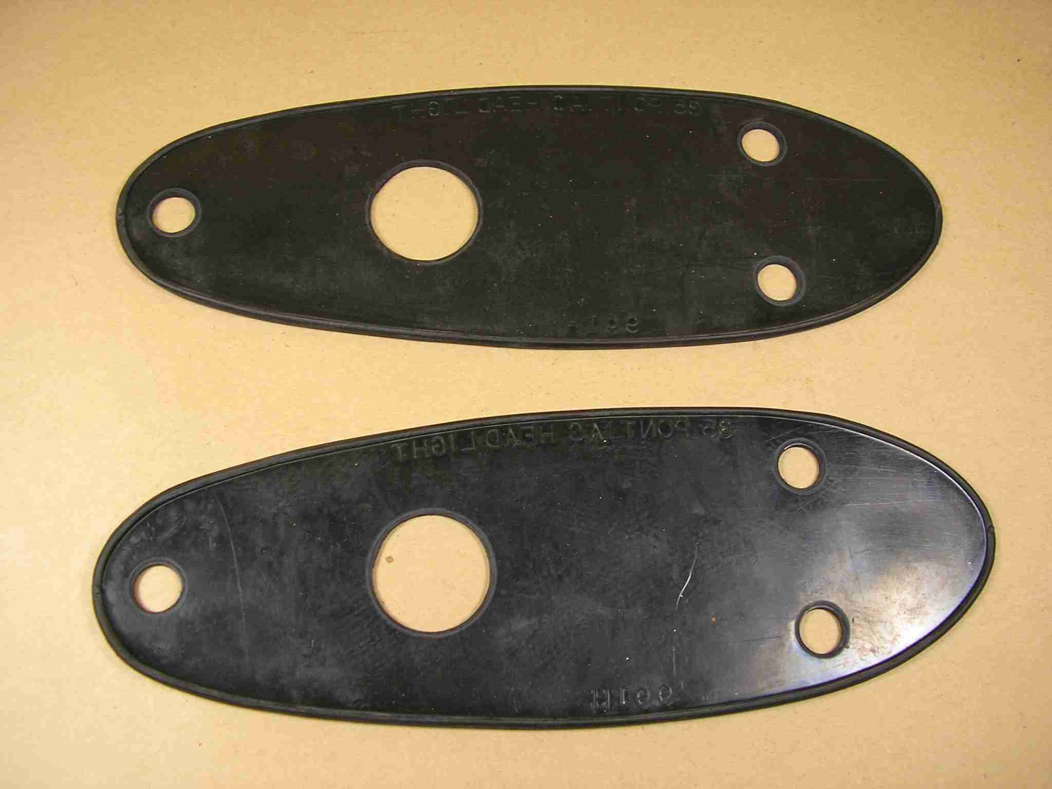1935 Headlamp Pads, pair, 3-1/2”Wx9-7/8”L