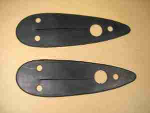 1938 Headlamp Pads, pair, 2-7/8”Wx9-1/8”L