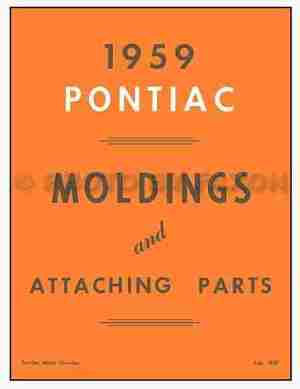 1959 Molding & Clip Manual, 2 Pages