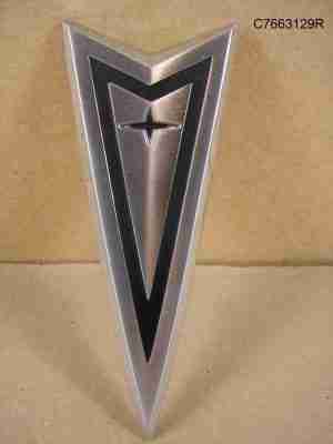 1967-68 Front bumper Arrowhead, Firebird with chrome bumper