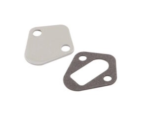 1934-81 Fuel Pump Block Off Plate w/ Gasket, 1934-70 All exc 1961-62 T8, 1971-72 exc X 307, 1973-75 All exc X,