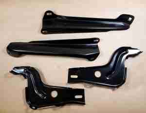 1966-67 Front Bumper Bracket Set, 4 pcs, 1966-67 TLMGTO