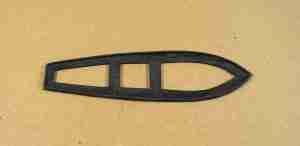 1965-68 Remote Mirror Mounting Pad, 1965-68 A, B, G, 1968 F