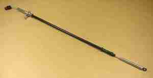 1968-69 All Firebird 1bbl/2bbl Throttle Control Cable, 19-1/2" overall length