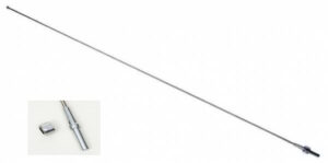 1967-68 Replacement Round Antenna Mast, plug end, 1967-68 Firebird