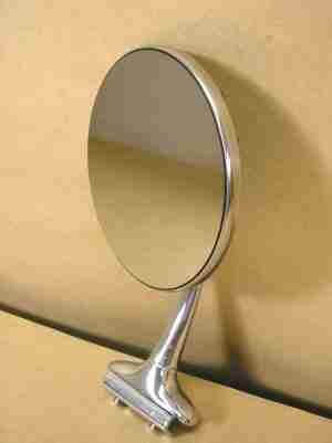 1949-52 Clamp-On Exterior Rearview "Peep" Mirror, LH or RH, similar to C984486R