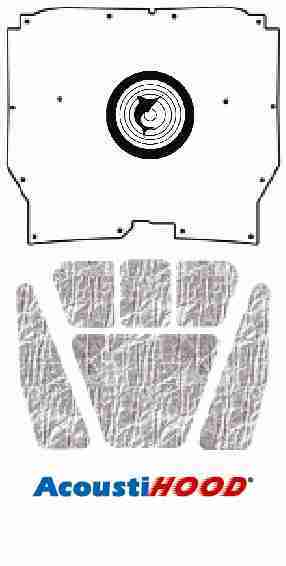 1965-66 AMC Marlin Under Hood Cover with A-035 Marlin