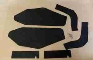 1962 Full Size A arm seal kit w/ staples, 6pcs,