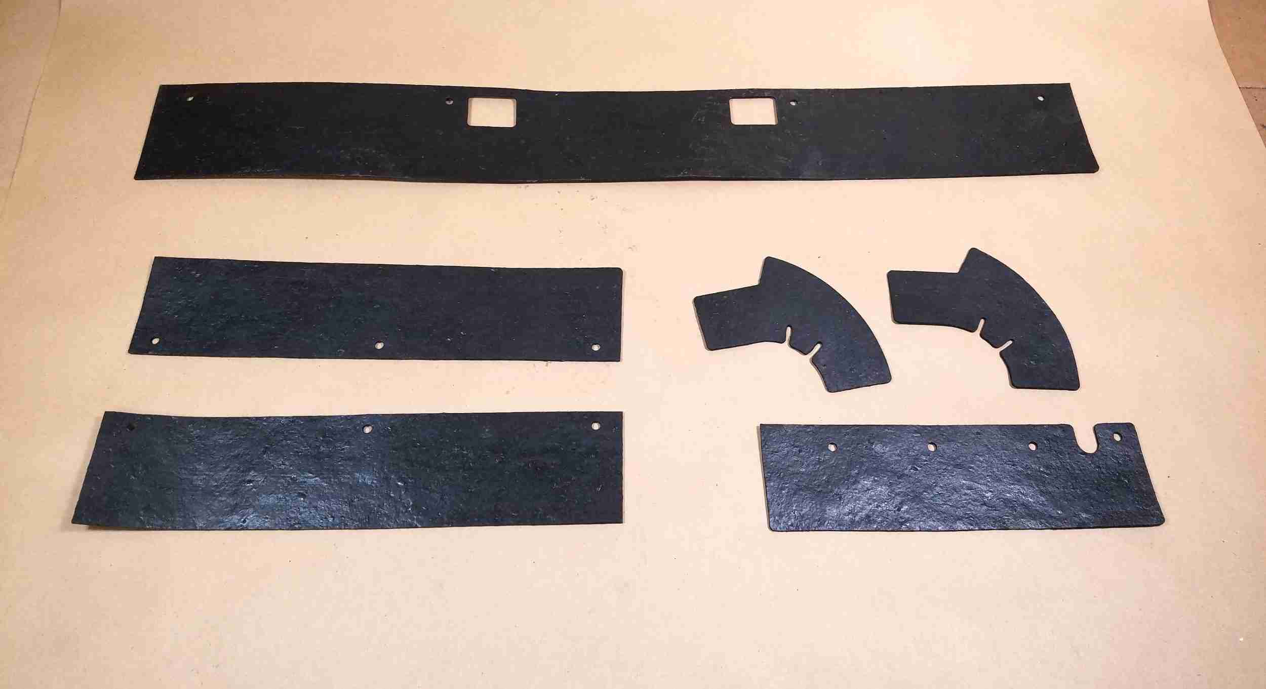 1961-62 Full Size Seals kit Upper & Lower Core & Inner Fender, All 1961-62 Full Size w/ AC