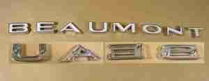 1961-2006 Tail Panel Letters Beaumont