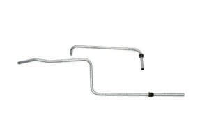1957 Brake Booster to Storage Tank Lines in OEM Steel, 2 pieces