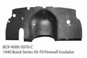 1940 Buick Series 50-70 Firewall Pad