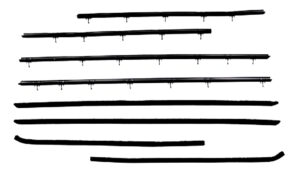 1966-67 AUTHENTIC 8 Piece Felt Kit, Buick Skylark 2 Door Sedan fuzzy
