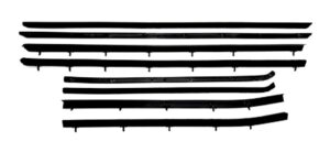 1966-67 REPLACEMENT 8 Piece Felt Kit, Buick Skylark Convertible fuzzy
