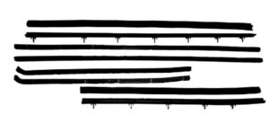 1966-67 AUTHENTIC Felt Kit With Special Molding, Buick Skylark & Special 2 Door Hardtop fuzzy