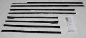 1965-66 AUTHENTIC 8 Piece Felt Kit, Buick Electra 2 Door Hardtop