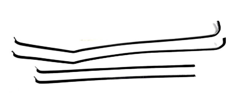 1955-57 AUTHENTIC 4 Piece Felt Kit Inners Only, Chevy 210 Or Bel Air 2 Door Sedan fuzzy