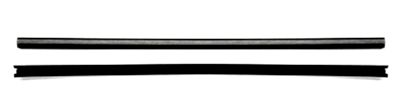 1955-57 Quarter Window “U” Channel 2 Piece Set, Chevy Fullsize Car fuzzy