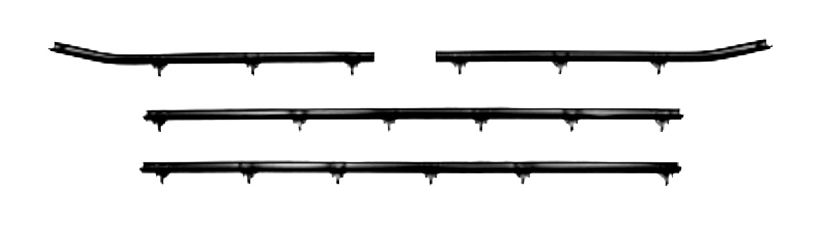 1967 AUTHENTIC 4 Piece Felt Kit Inners Only, Chevy Camaro & fuzzy
