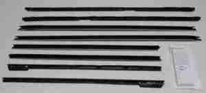 1965-66 AUTHENTIC 8 Piece Felt Kit, Cadillac Deville 2 Door Hardtop