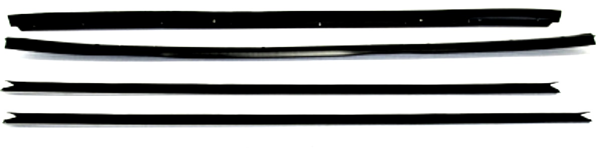 1974-76 felt kit With Fixed Back Glass 4 Piece, Cadillac Coupe Deville 2 Door Hardtop With Fixed Back Glass fuzzy