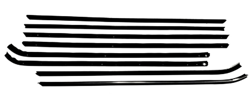 1969-70 AUTHENTIC 8 Piece Felt Kit, Cadillac 4 Door Hardtop fuzzy