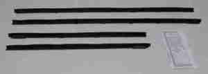 1964-65 AUTHENTIC 4 Piece Felt Kit, Chevy Chevelle Coupe Outers Only