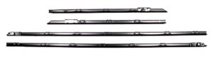 1964-65 AUTHENTIC 4 Piece Felt Kit, Chevy Chevelle Convertible Outers Only fuzzy