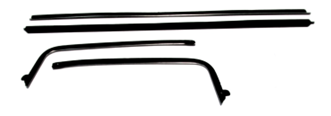 1970-72 AUTHENTIC 4 Piece Felt Kit, Chevy Chevelle Coupe Outers Only fuzzy