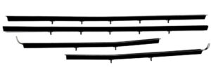 1966-67 REPLACEMENT Outers Only 4 Piece Felt Kit, Chevy Chevelle 2 Door Coupe & Hardtop fuzzy