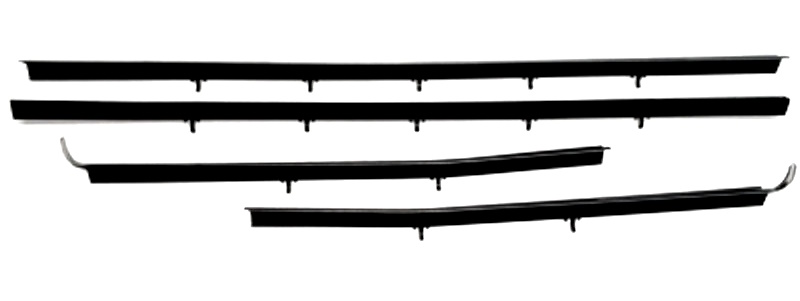 1966-67 REPLACEMENT Outers Only 4 Piece Felt Kit, Chevy Chevelle 2 Door Coupe & Hardtop fuzzy