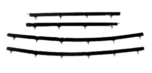 1968 AUTHENTIC 4 Piece Felt Kit, Chevy Chevelle Station Wagon Outers Only fuzzy