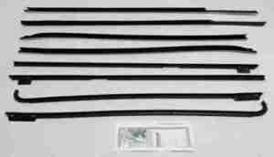 1967-68 AUTHENTIC 8 Piece Felt Kit, Chevy Impala 2 Door Hardtop