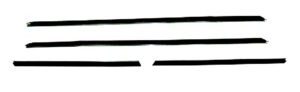 1965 REPLACEMENT 4 Piece Felt Kit Inners Only, Chevy Impala Convertible fuzzy