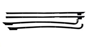 1967-68 AUTHENTIC 4 Piece Felt Kit, Chevy Impala 2 Door Hardtop Outers Only fuzzy