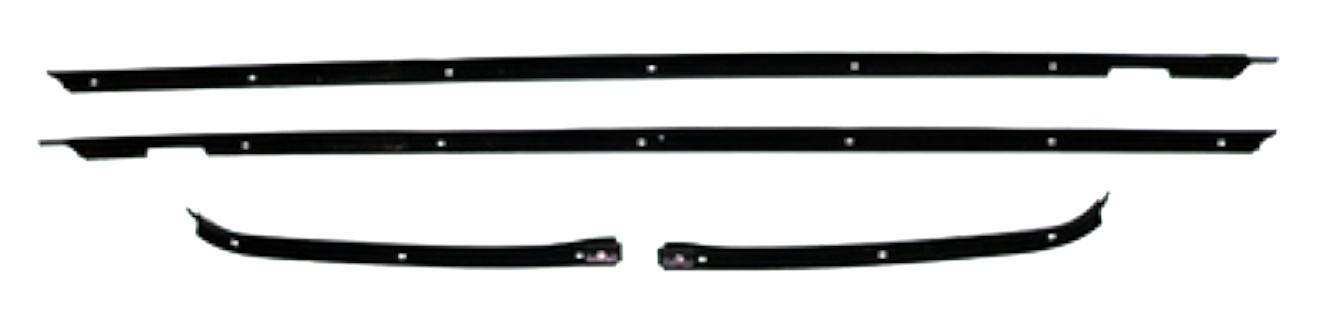 1969-70 AUTHENTIC 4 Piece Felt Kit, Chevy Caprice 2 Door Hardtop Outers Only fuzzy