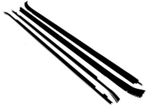 1984-87 AUTHENTIC 4 Piece Felt Kit, Chevy Caprice 2 Door Hardtop fuzzy