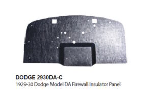1929 1930 Dodge DA Firewall Pad
