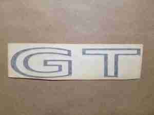 1973-75 Deck Lid Decal, Black, GM 498232, 1973-75 Lemans "GT"