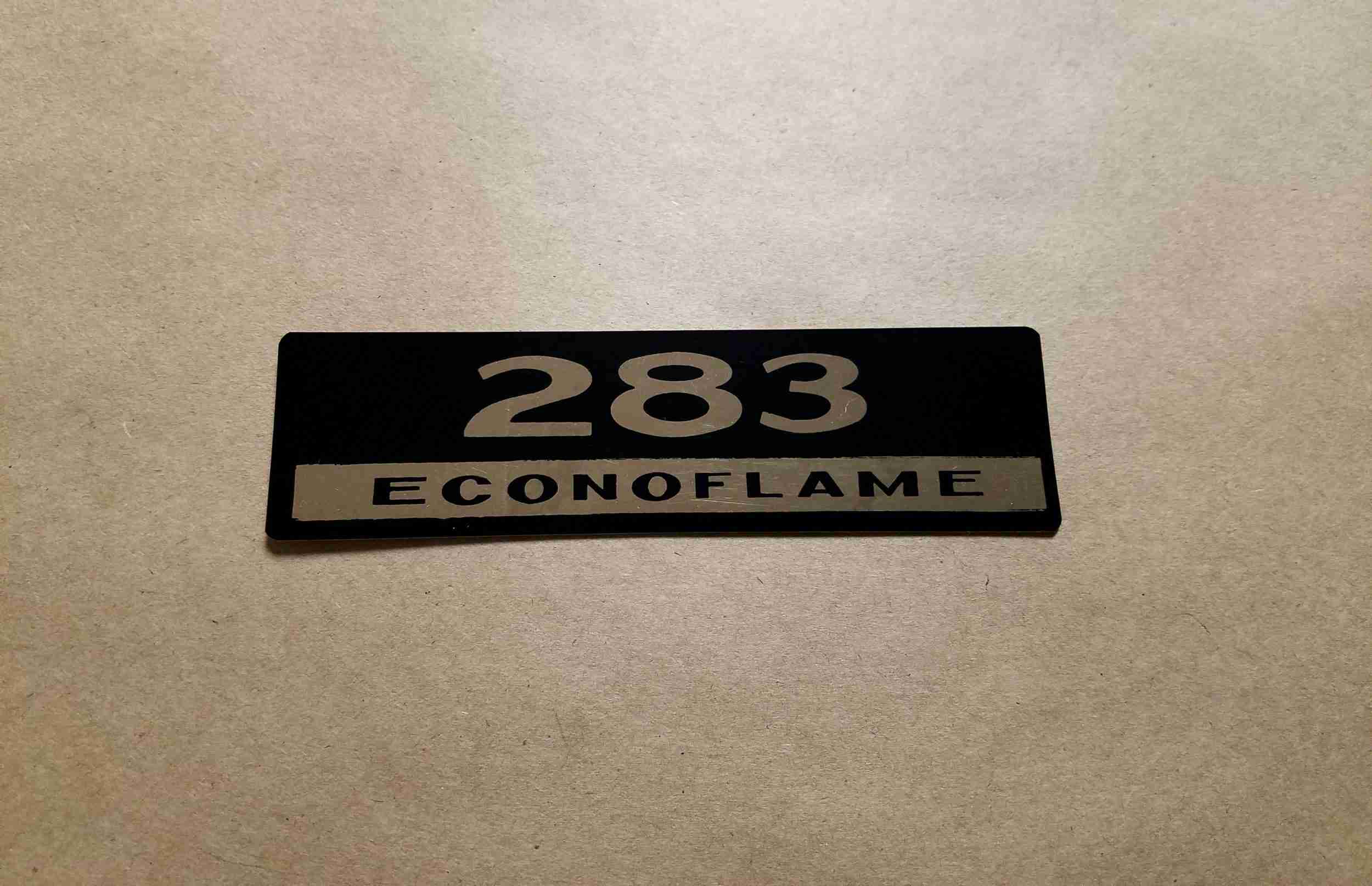 1963-64 Canadian Pontiac 283 ECONOFLAME V.C.D.