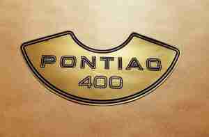 1970 PONTIAC 400 A.C.D.